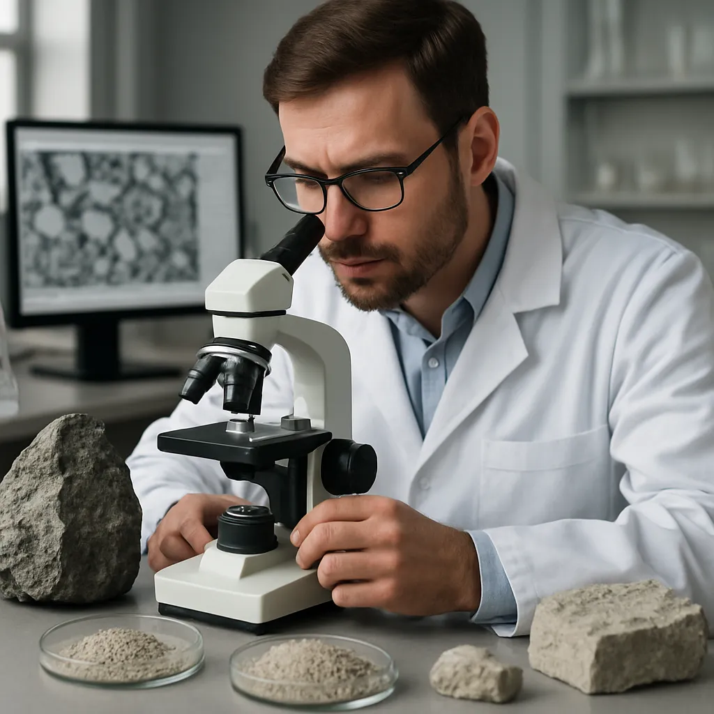 Badania mikrostrukturalne surowców mineralnych