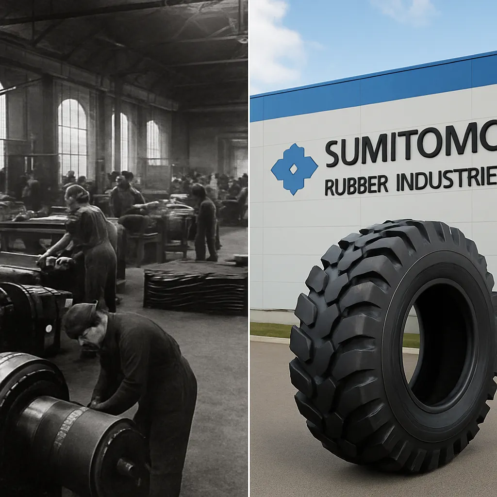 Historia firmy Sumitomo Rubber Industries – przemysł gumowy