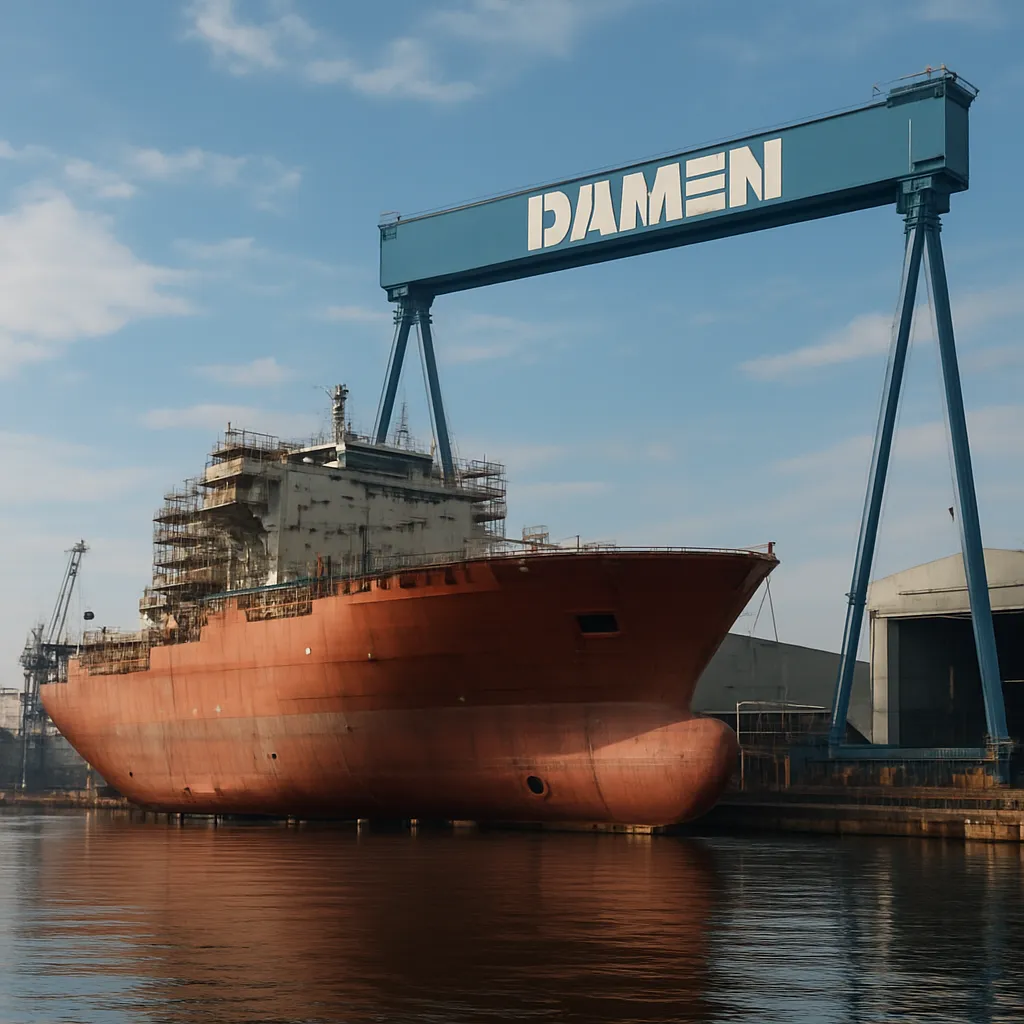 Historia firmy Damen Shipyards Group – stocznie, przemysł morski