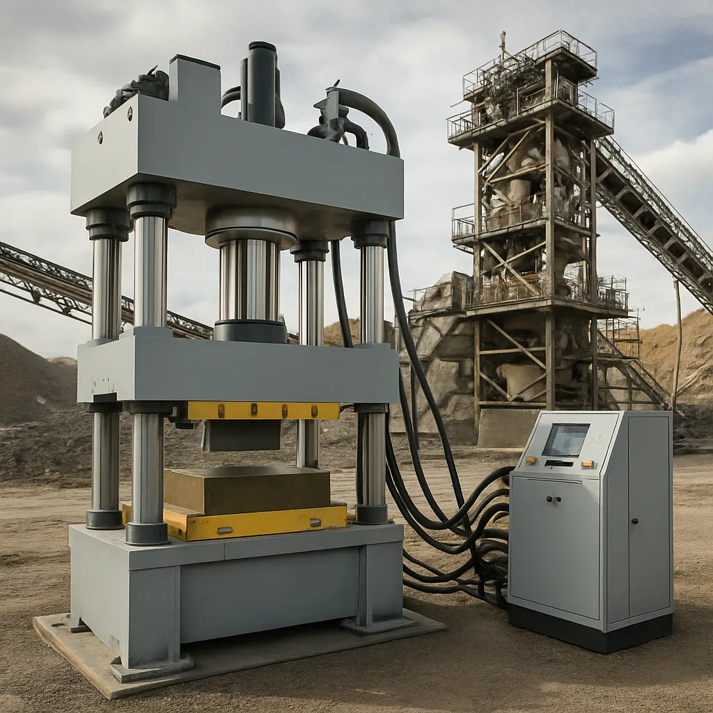 Nowoczesne prasy hydrauliczne w przeróbce kopalin