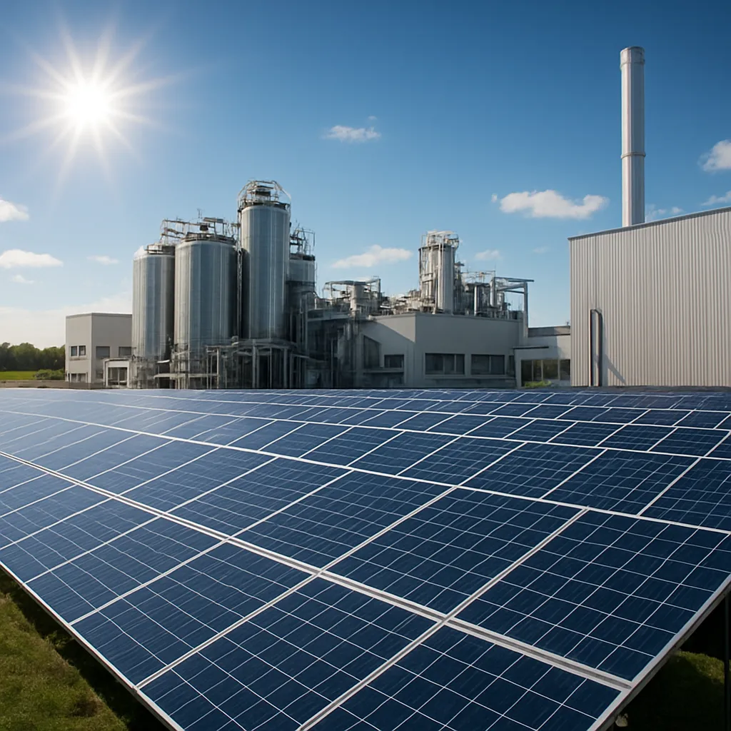 Energetyczne wykorzystanie słońca w przemyśle spożywczym