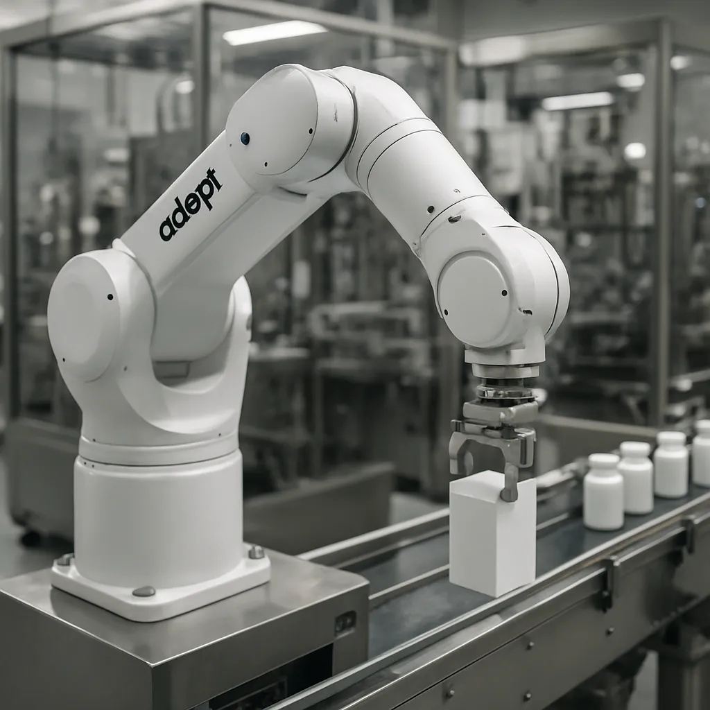 Adept Quattro s800 – Adept – przemysł farmaceutyczny – robot