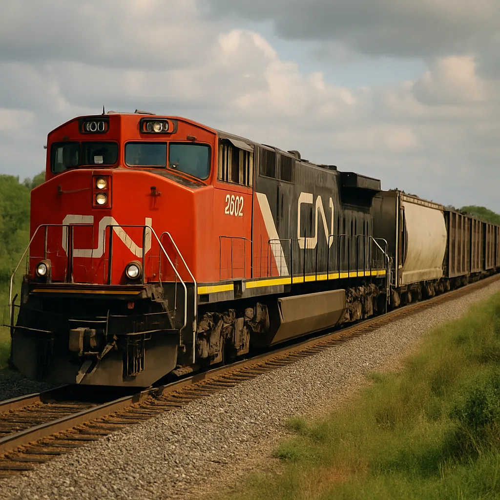 Historia firmy Canadian National Railway – transport kolejowy