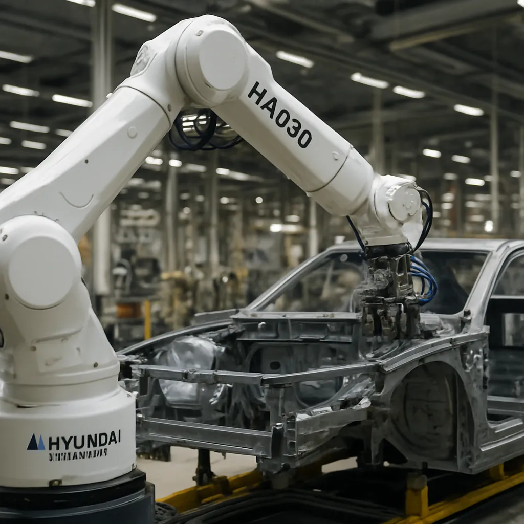 HA030 – Hyundai Robotics – przemysł motoryzacyjny – robot