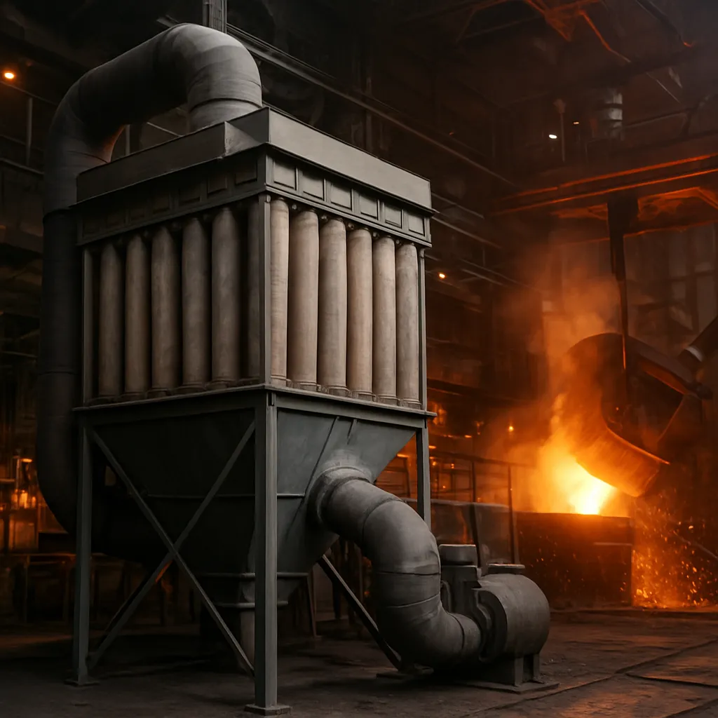 Systemy filtrów workowych w hutnictwie
